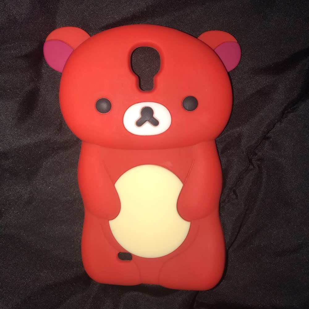 Red Teddy Bear Samsung Galaxy S4 Phone Case❤️!